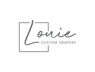 Louie Custom Drapery logo design by Fear