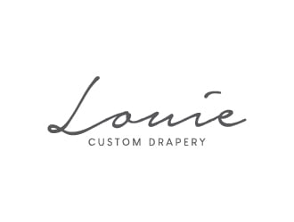 Louie Custom Drapery logo design by Fear