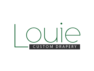 Louie Custom Drapery logo design by Bl_lue