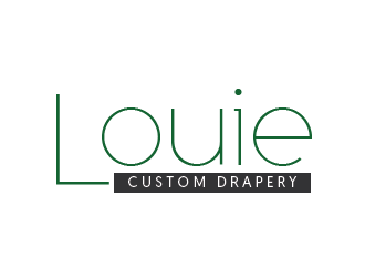 Louie Custom Drapery logo design by Bl_lue