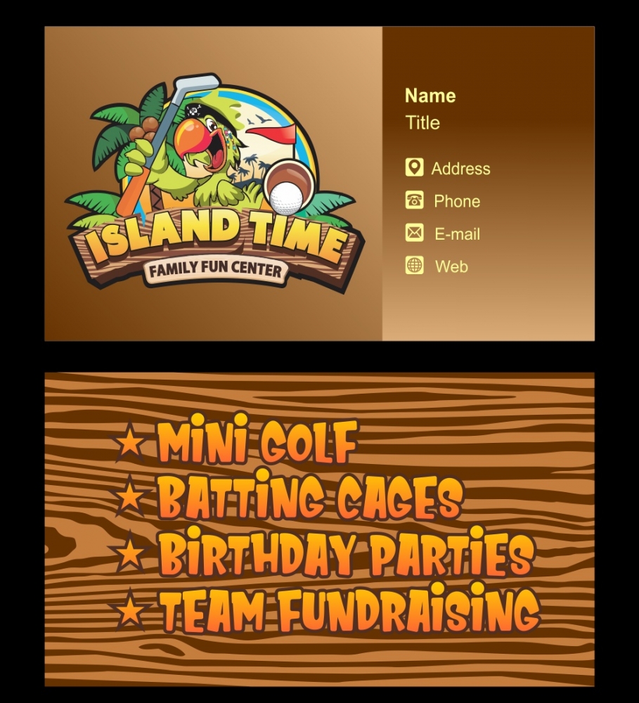 Island Time Family Fun Center logo design by aura