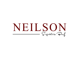 Neilson Signature Beef logo design by ammad