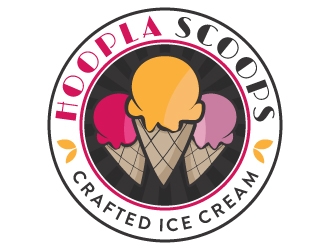 Hoopla Scoops logo design by akilis13