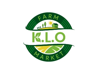 K.L.O Farm Market logo design by Anizonestudio