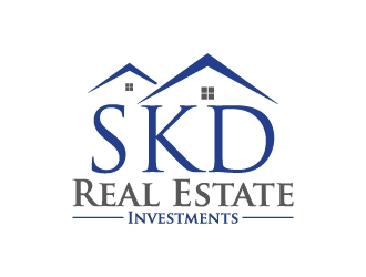 skd real estate investments logo design by jishu