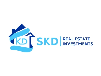 skd real estate investments logo design by Anizonestudio