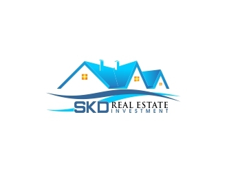 skd real estate investments logo design by amazing