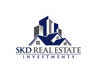 skd real estate investments logo design by jaize