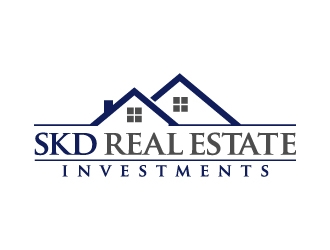 skd real estate investments logo design by jaize