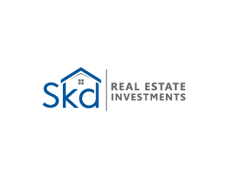 skd real estate investments logo design by bluespix