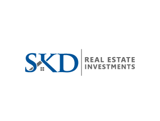 skd real estate investments logo design by bluespix