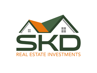 skd real estate investments logo design by kunejo