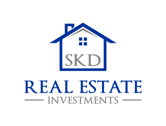 skd real estate investments logo design by done