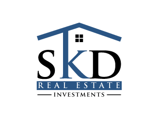 skd real estate investments logo design by kopipanas