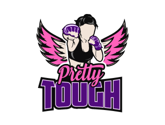 Pretty Tough logo design by lestatic22