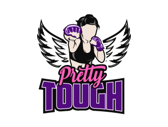 Pretty Tough logo design by lestatic22