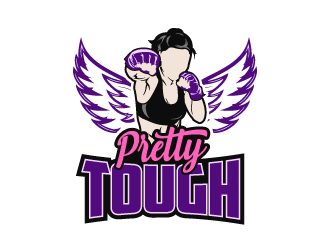 Pretty Tough logo design by lestatic22