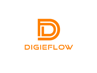 Digieflow logo design by fajarriza12