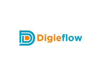 Digieflow logo design by fajarriza12