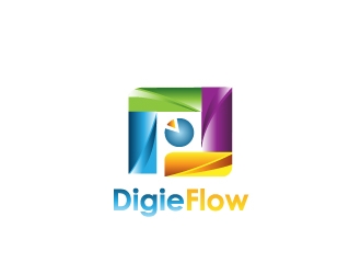 Digieflow logo design by samuraiXcreations