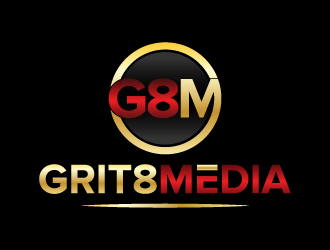 Grit 8 Media logo design by dchris