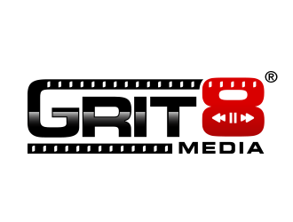 Grit 8 Media logo design by Sibraj