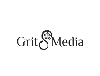 Grit 8 Media logo design by ROSHTEIN