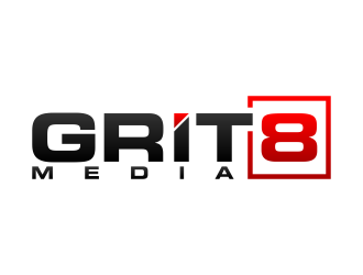 Grit 8 Media logo design by maseru
