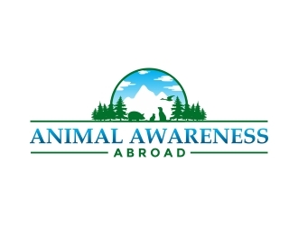 Animal Awareness Abroad logo design by naldart