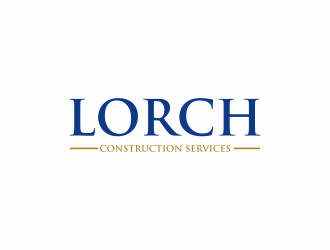 Lorch Construction Services logo design by menanagan