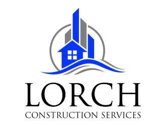 Lorch Construction Services logo design by jetzu