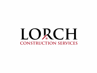 Lorch Construction Services logo design by santrie