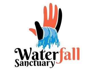 Waterfall Sanctuary logo design by HannaAnnisa
