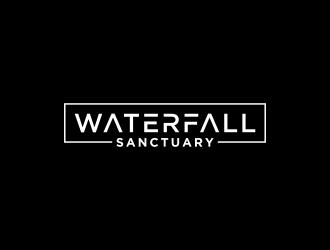Waterfall Sanctuary logo design by Artomoro