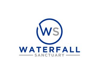 Waterfall Sanctuary logo design by Artomoro
