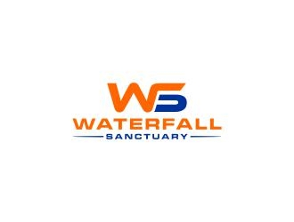 Waterfall Sanctuary logo design by Artomoro