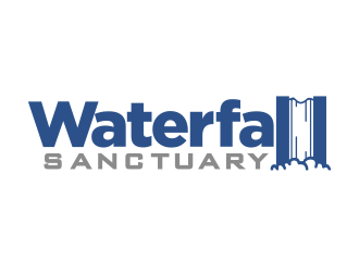 Waterfall Sanctuary logo design by YONK