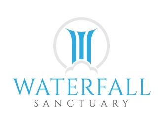 Waterfall Sanctuary logo design by jaize