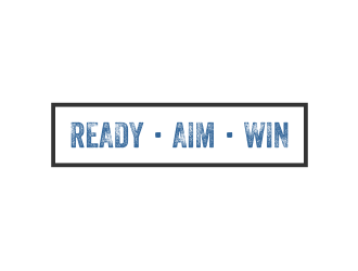READY • AIM • WIN logo design by Gravity