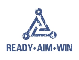 READY • AIM • WIN logo design by jaize