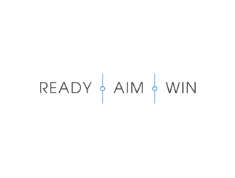 READY • AIM • WIN logo design by Landung
