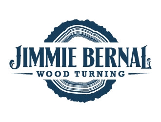 Jimmie Bernal Wood Turning logo design by daywalker