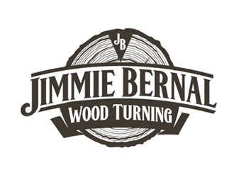 Jimmie Bernal Wood Turning logo design by megalogos