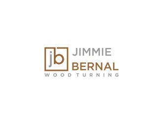 Jimmie Bernal Wood Turning logo design by Artomoro