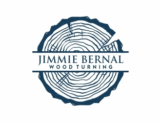 Jimmie Bernal Wood Turning logo design by madjuberkarya