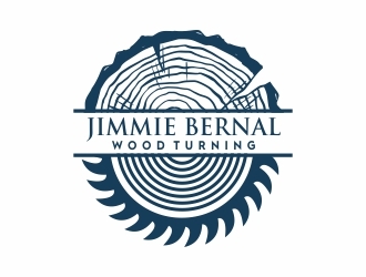 Jimmie Bernal Wood Turning logo design by madjuberkarya