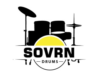 sovrn drums  logo design by LogoInvent