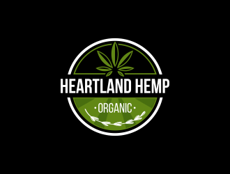Heartland Hemp Organic logo design by ArRizqu