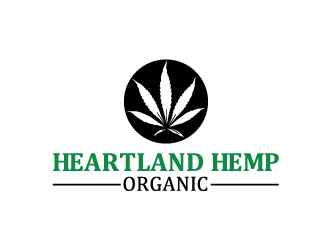 Heartland Hemp Organic logo design by ManishSaini