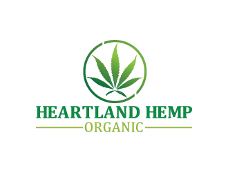 Heartland Hemp Organic logo design by ManishSaini